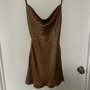 Princess Polly: Alfie mini dress brown size 4